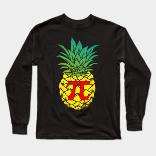 funny pineapple pi day Long Sleeve T-Shirt